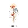 Realistic Half Arm Waterproof Temporary Tattoo Sticker - Black & White Animal Design for Men & Women