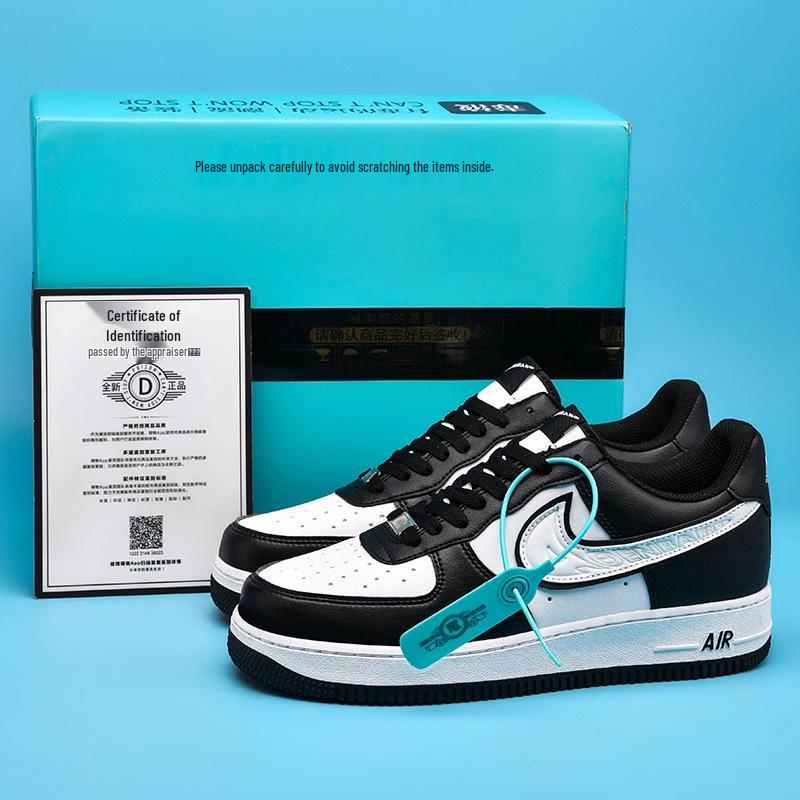 

AJ Путянь AF1 Air Force One Место преступления Черный воин Мужские низкие кроссовки 41