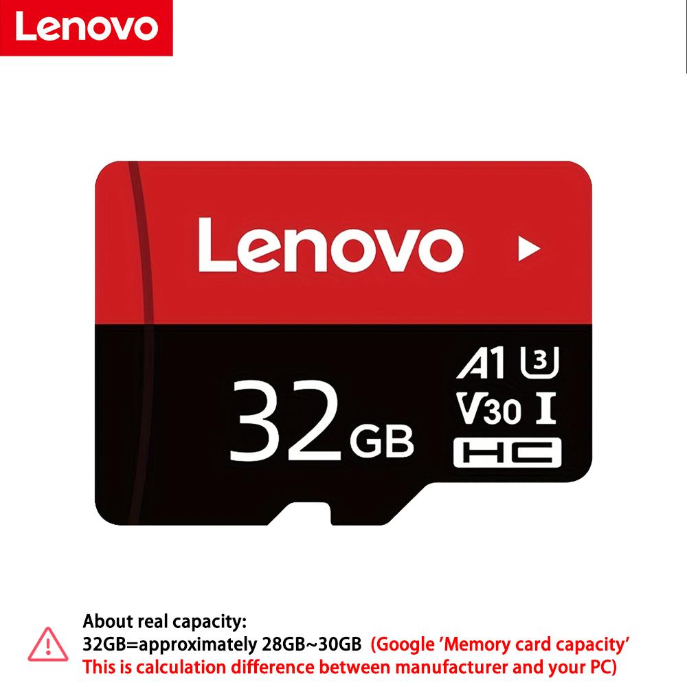 

Lenovo Micro SD Card 100MB/s High Speed TF Card 32GB 64GB 128GB 256GB MicroSDXC Class 10 A1 V30 Memory Card for Nintendo Switch/Phone/Camera/Dash Cam 32GB