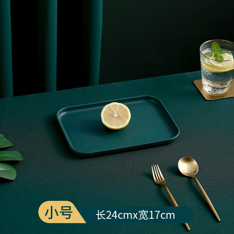 Tea Tray Living Room Cup Tea Cup Tray Household Rectangular Water Cup Tea Cup Tray Fruit Tray Nordic Plastic