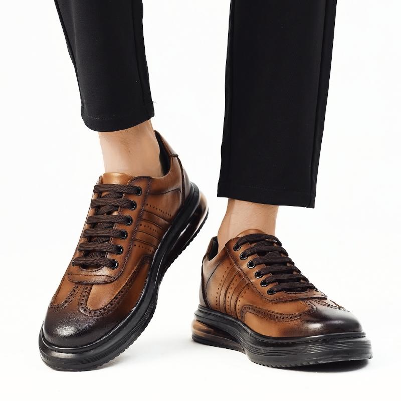 Fashion Genuine leather business casual shoes Leisure sports design styles Daily office High quality adult shoes Black hot selling