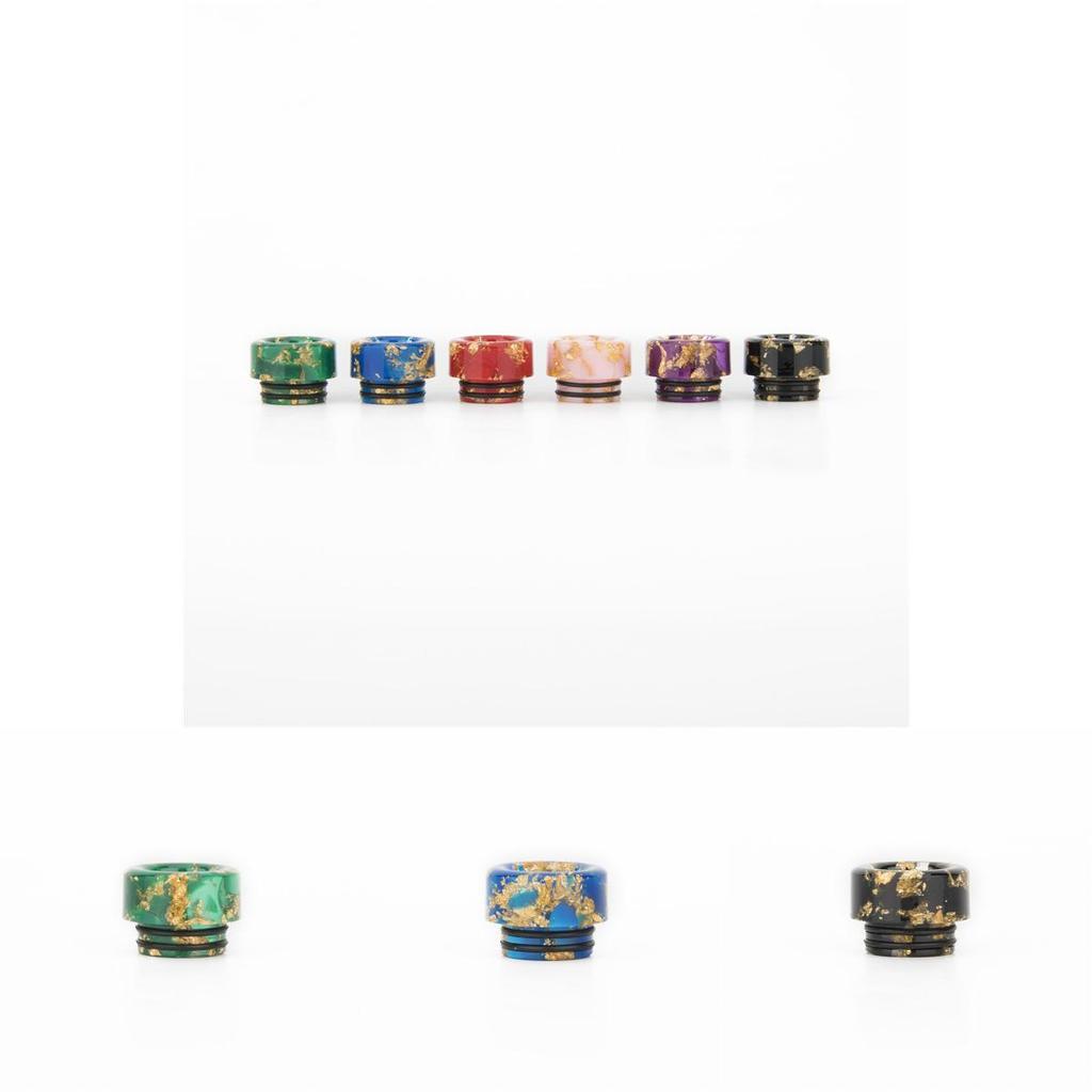 For 810 Tfv8 Drip Tip Resin Starry Sky Style Cigarette Holder For Vaping Enthusiasts