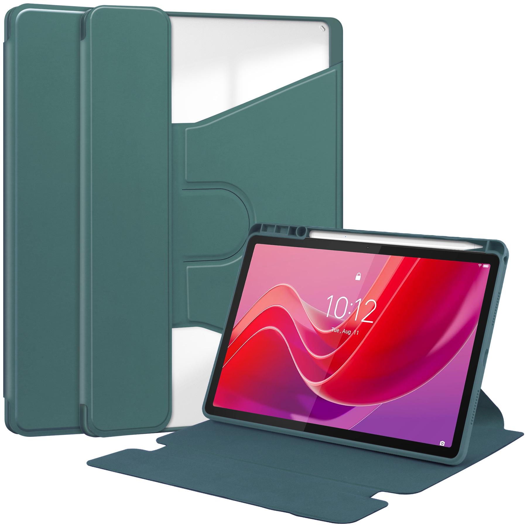 iPad 10.2 Protective Case with Keyboard & Pen Slot, Rotating Acrylic Cover for Air 7 & Pro 11 iPad 10th Gen 10.9-inch 2022