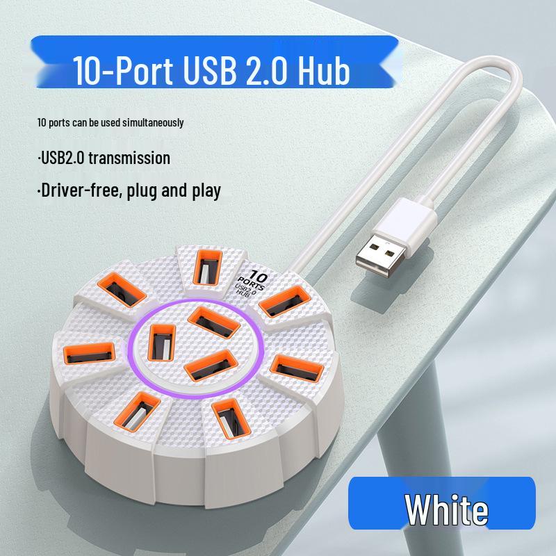 One-Drag-Ten Multi-Port USB Hub Expansion Dock for Laptops