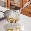 Stainless Steel Skimmer Spoon Durable Food Strainer Spoon New Colander  For Frying and Cooking