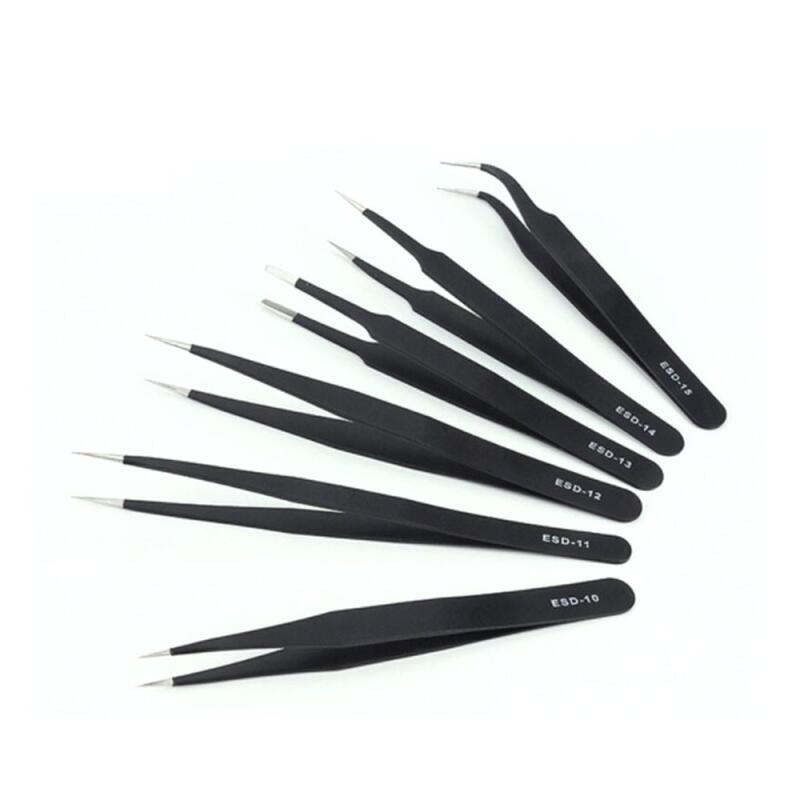 6-piece multipurpose tweezers set