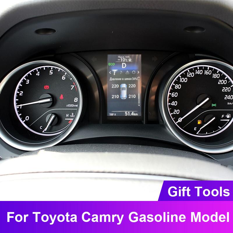 Для Toyota Camry 2018-2023 TPMS Цифровой ЖК-дисплей давления в шинах Автосигнализация Система мониторинга давления в шинах Camry 2019 2020 2021 Gasoline Model