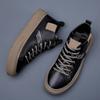 High Top Mens Sneakers Fashion Men Casual Shoes Luxury Brand White Sneakers Tenis Ankle Boots Fashion Skate Shoes Men Breathable