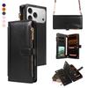Faux Leather Phone Case for Samsung S26 S25 S24 23 S22 S21 S20 Plus FE Ultra Edge Magnetic Button Closure Wallet ZIPPER AndRFID