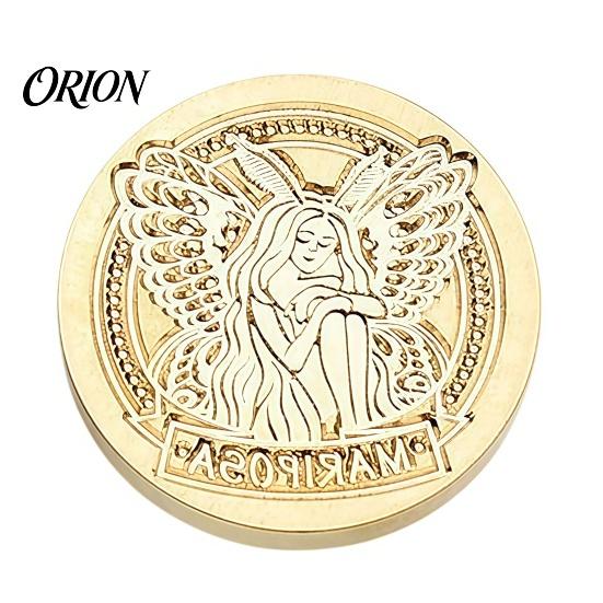 Metal Wax Stamp Head Brass Seal Heads, Alphabet Christmas Embossed Sealing Wedding Invitation for Envelope Gift Wrapping Journal Scrapbook Decor