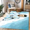 Argentina's Messi Celebrates Floor Rug Office Rug Design for Bedrooms Dormitory Decorate Room Outdoor Anti-slip Rug Office Home Decor