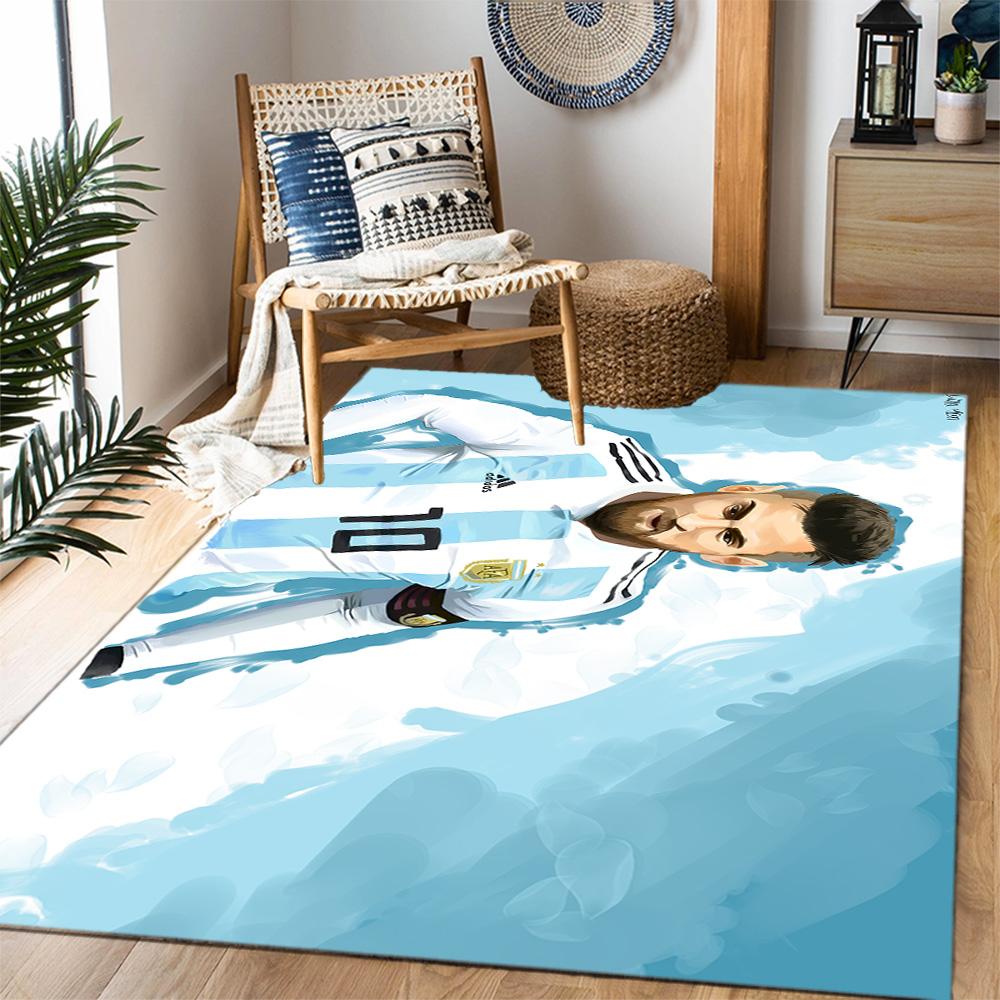 Argentina's Messi Celebrates Floor Rug Office Rug Design for Bedrooms Dormitory Decorate Room Outdoor Anti-slip Rug Office Home Decor