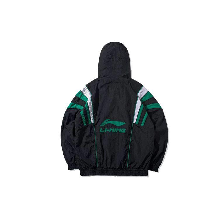 Li-Ning Paris Fashion Week Sport Hooded Jacket Men Jackets Black AFDQ277-1