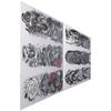 6 Sheets Full Arm Tattoo Sticker Men Women Waterproof Party Fashionable Temporary Tattoo Sticker