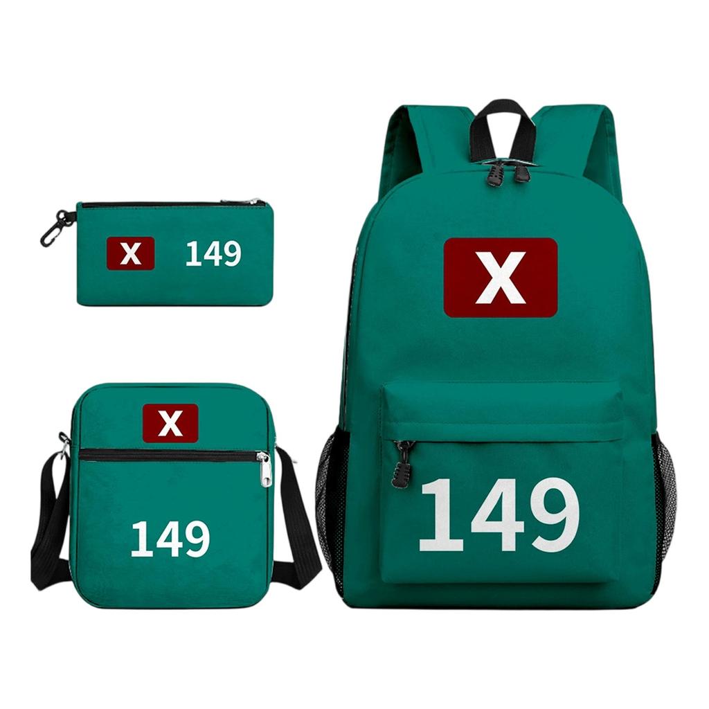 Cartoon Printing Casual Shoulder Bag Junior High School Students Large Capacity Backpacks