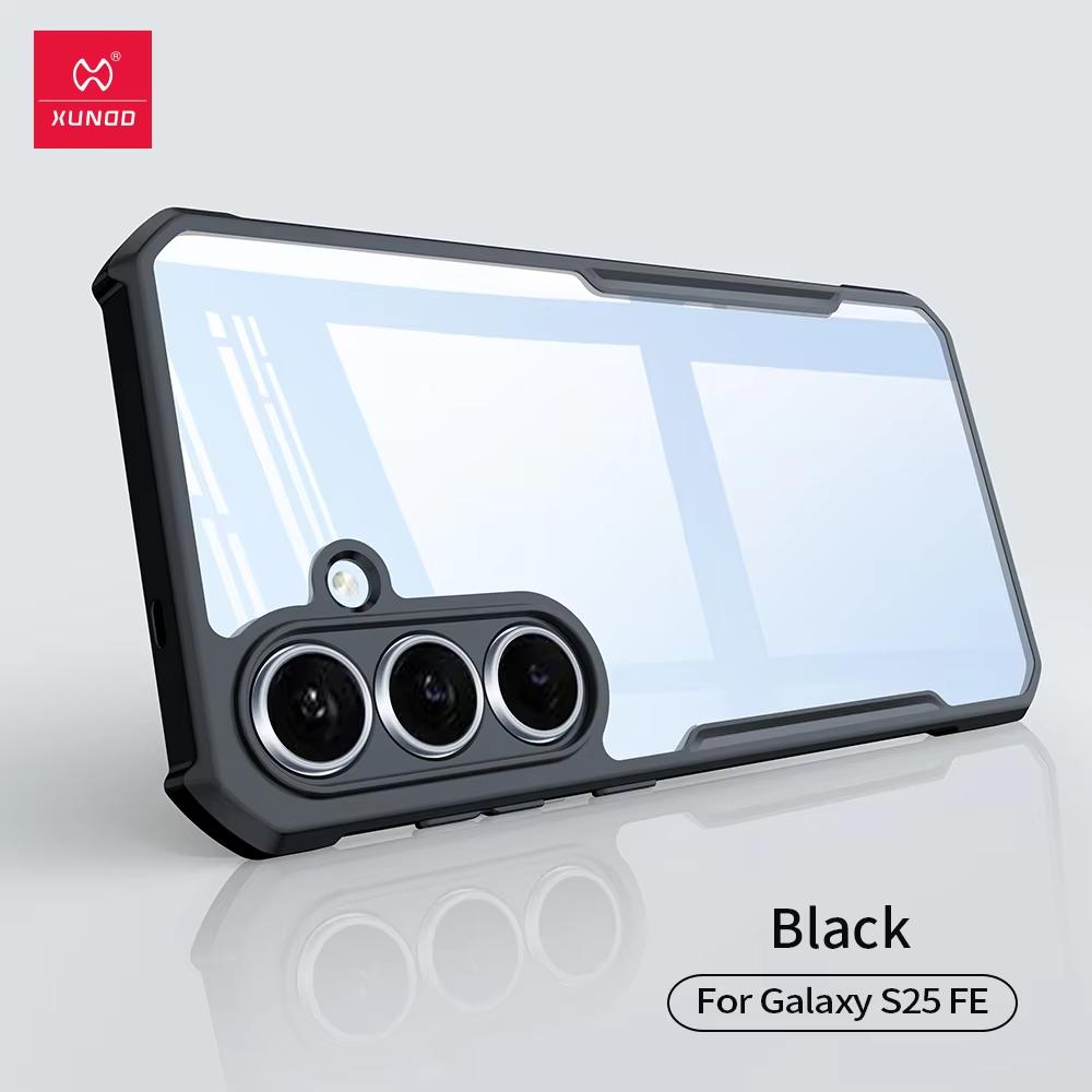 XUNDD For Samsung Galaxy S25 FE Case Luxury Casing Transparent Back Cover Airbag Shockproof Bumper Protective Cases