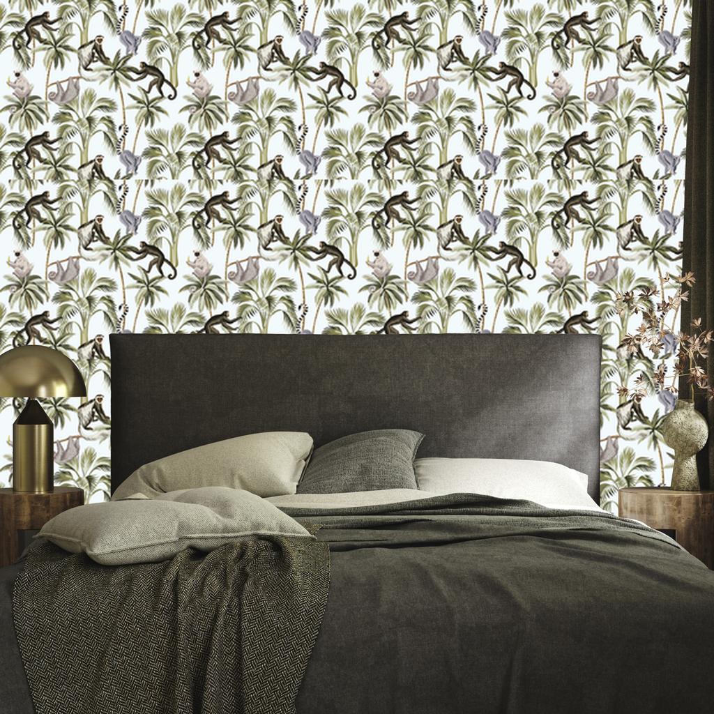 Wild Animals and Trees Wallpaper for Living Room and Bedroom 50x1000