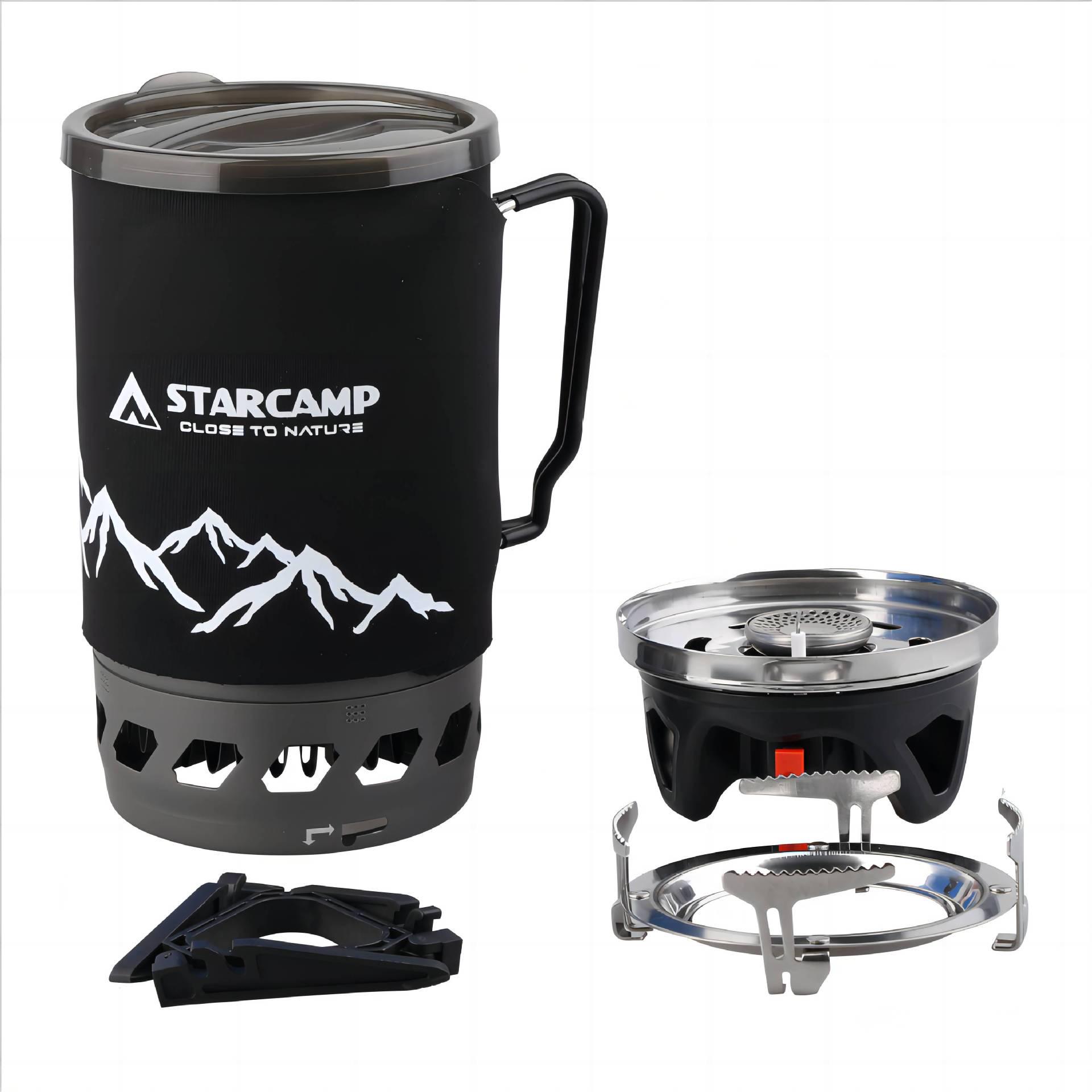 STARCAMP 1400ml Portable Camping Gas Stove for Hiking and Picnics