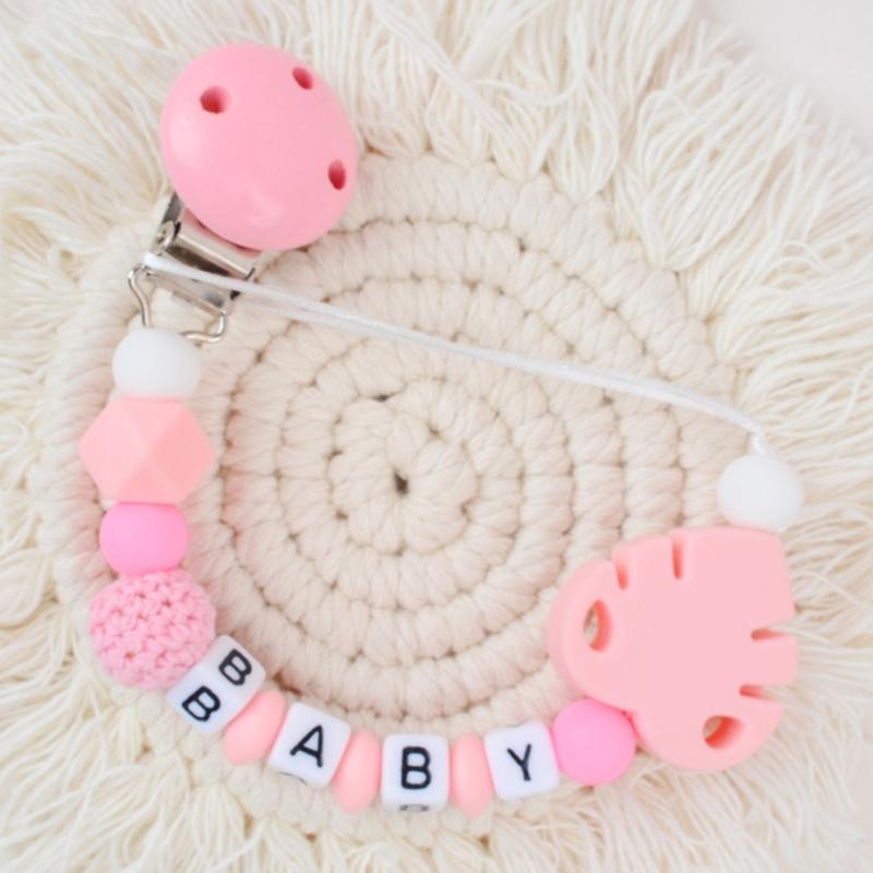 Baby Soother Chain Pacifier Holder Baby Toddlers Anti-drop Pacifier Strap Teether Toy Pacifier Dummy Chain Baby Supplies