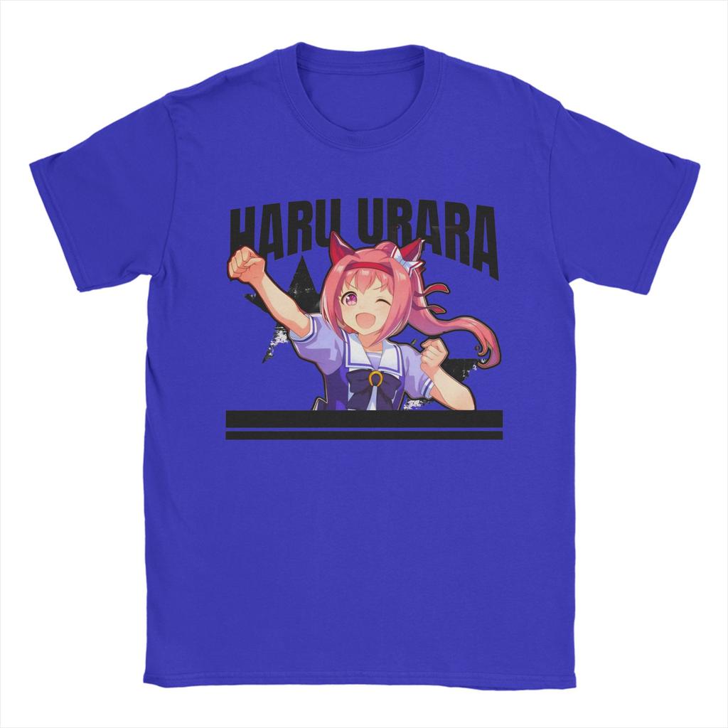 Haru Urara T Shirts Unisexs 100 Cotton Novelty TShirts Round Neck Tee Shirt Short Sleeve Tops New Arrival