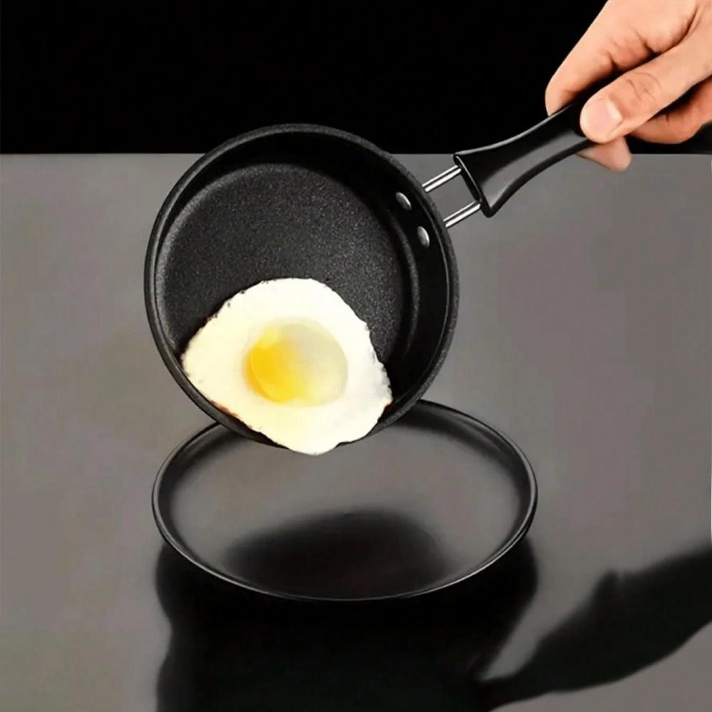 1pc Frying Egg Skillet Pot Mini Non Stick Pan Cooking Steak Ham Egg Dumpling Round Breakfast Small Fry Egg Pans Kitchen Tools