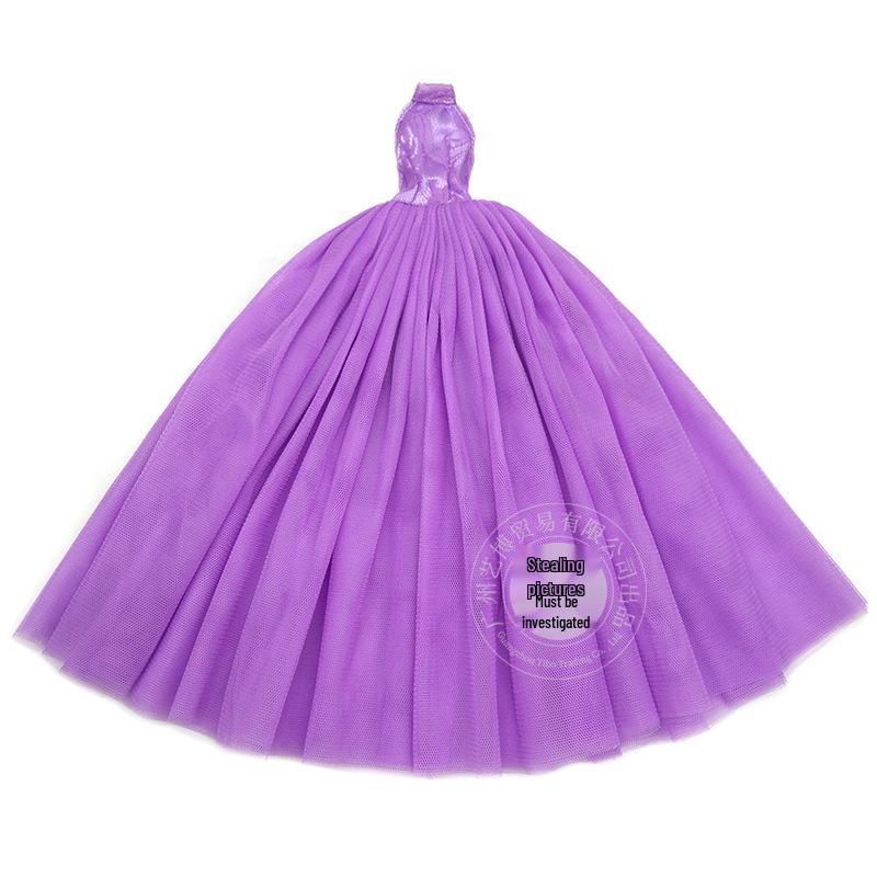 Multicolored Mini Mesh Skirt for 29cm Dolls - Babi Wedding Dress, Short Dress-Up Skirt for Toy Girls