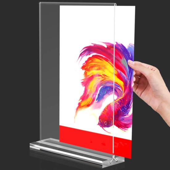 Suport pentru semne acrilice, 3 buc