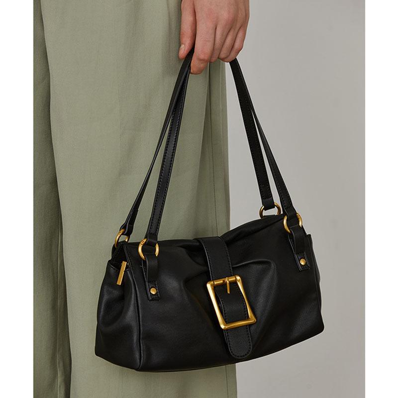 New Style Underarm Women's Bag Trendy High-end Bags Genuine Leather Slanted Cowhide Shoulder Bag Niche Handbag Bag
