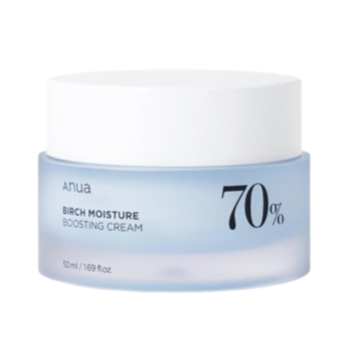 

Anua Березовый 70 Увлажняющий крем 50 мл | Увлажняющий и успокаивающий корейский крем для лица с березовым соком 50ml