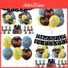 Among Theme Us Birthday Party Decoration Supplies Set Banner Balloon Cake Insert