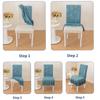 All Season Stretchable Slip-Resistant Skirted Covers Dustproof Chair Protectors for Living Room Home Office Covers for Chairs