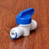 Robinet Sferic de Oprire cu Filet pentru Tub OD de 1/4" 3/8" Conector Rapid POM Tee Cot Reductor Acvariu Filtru de Apă RO Osmoză Inversă