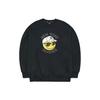 MLB New York Yankees American Vintage Sport Smiley Face Pattern Printed Long Sleeve Sweatshirt Unisex sweatshirt Black 3AMTN0424-50BKS