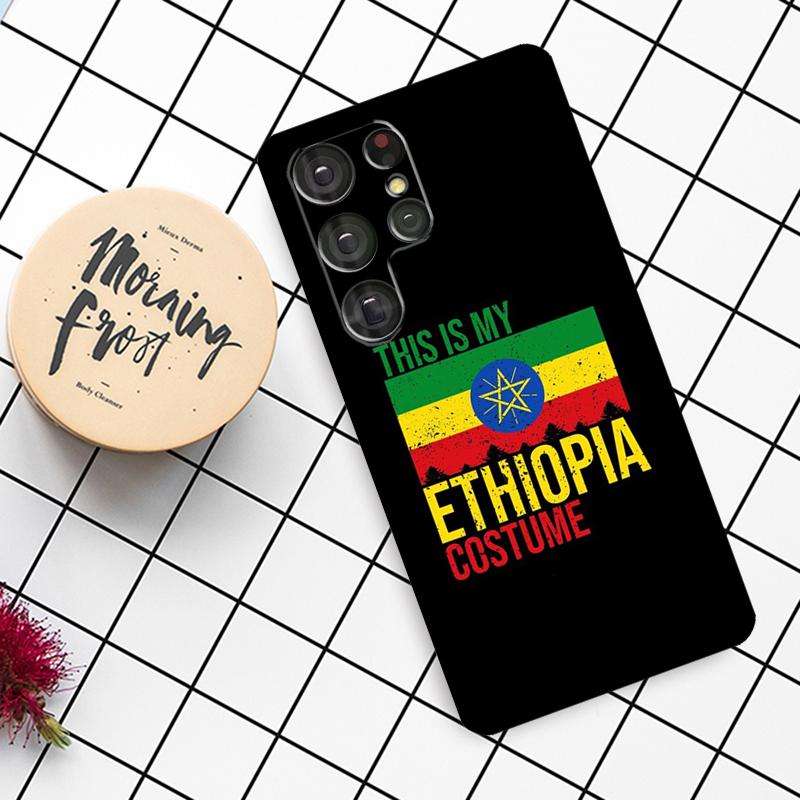 Ethiopia Flag Case For Samsung Galaxy S24 FE S20 FE S21 S22 S23 S24 S25 Ultra S9 S10 S25 Plus Phone Cover