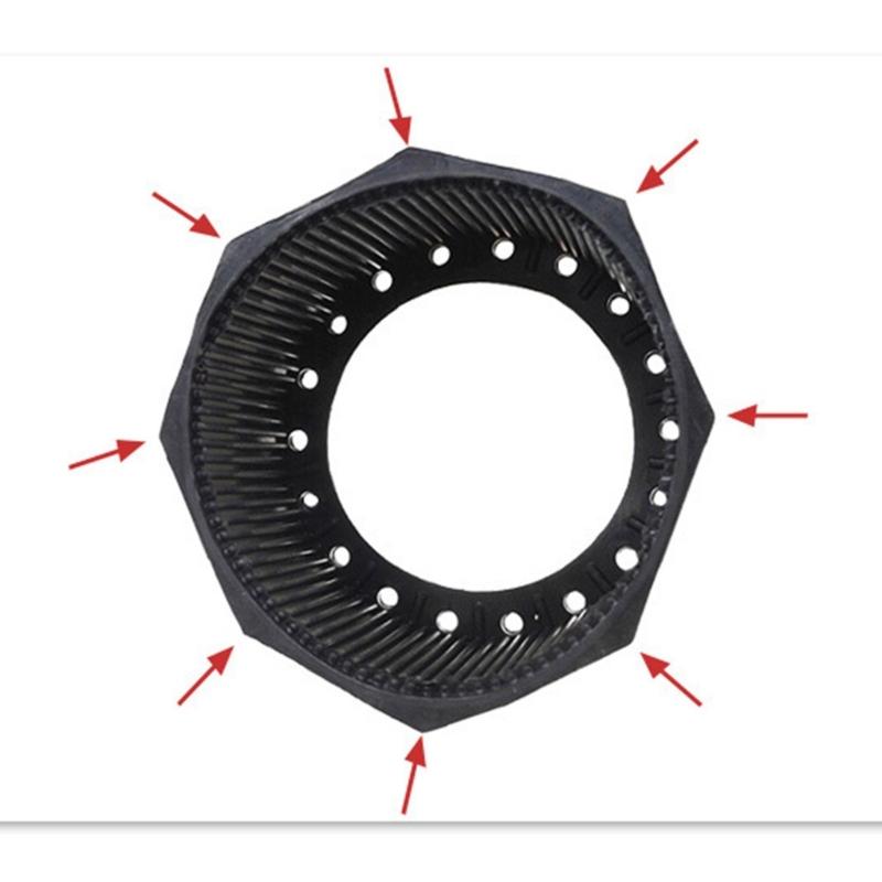Scubas Diving Tanks Boot Base Protections for Aluminum Cylinder Bottom Holder Rubber Scubas Tanks Boot Bottom Protector
