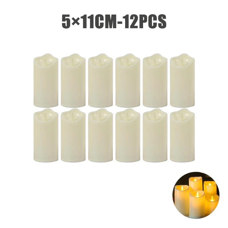 Flameless LED Candle Creative Ing Led Tea Light Warm White Flameless Candle Wedding Season  Decor Candle Light