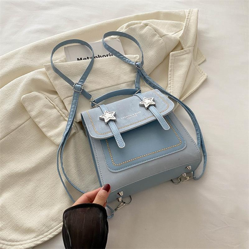 

Premium sense backpack bag women s 2025 summer fashion backpack going out travel bag multi-purpose messenger bag tide синий