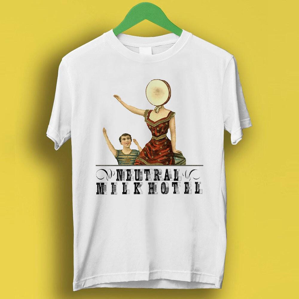 

Neutral Milk Hotel Indie Rock Retro Music Top Tee T Shirt P1058 S