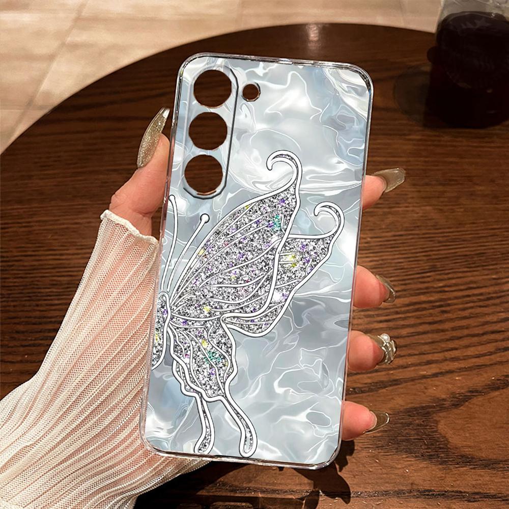 Pink Leopard Phone Case For Samsung Galaxy A56 A16 A17 A07 A06 A37 A57 A32 A22 A26 A36 Marble Artistic Transparent Clear Cover