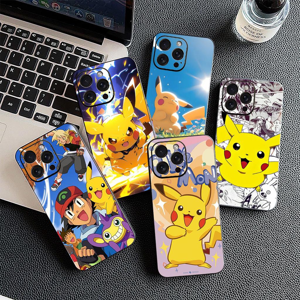 Casing for Xiaomi Redmi Note 12 11 10 A3 Pro 10A 10C 12C Note12 5G 4G Phone Cover Protective Case Cartoon P-Pokemons P-Pikachus
