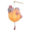 Cute Handheld Paper Lamp Portable Antique Lantern Chinese Rabbit Lantern  Hanfu Accessories