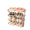 Simple shoe rack storage cabinet, shoe box storage, layered assembly, Z-shaped shoe rack, folding shoe rack, small shoe rack