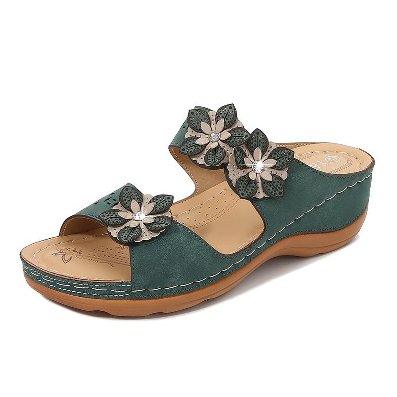 

IELTS Run 2025 Повседневные сандалии женские, новые однотонные женские тапочки с толстой подошвой и круглым носком, сандалии 2025 42 армия зеленый