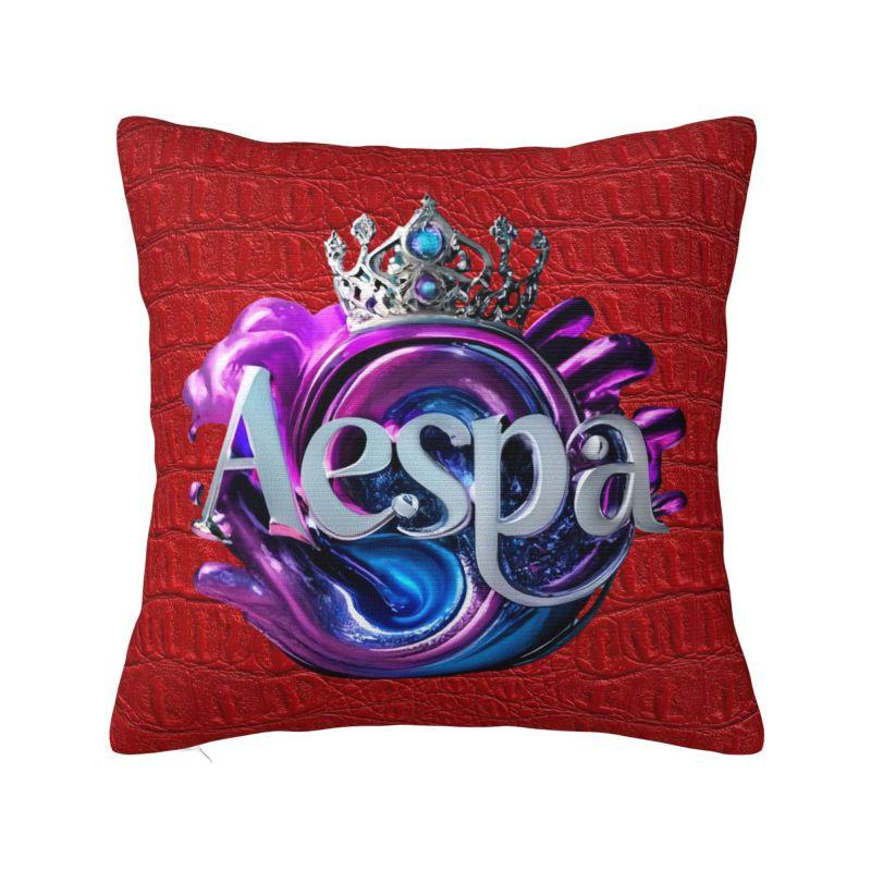 Custom Kpop A-Aespas Girls Karina Winter Giselle Ningning Pillow Case Sofa Luxury Cushion Cover Car Pillowcase