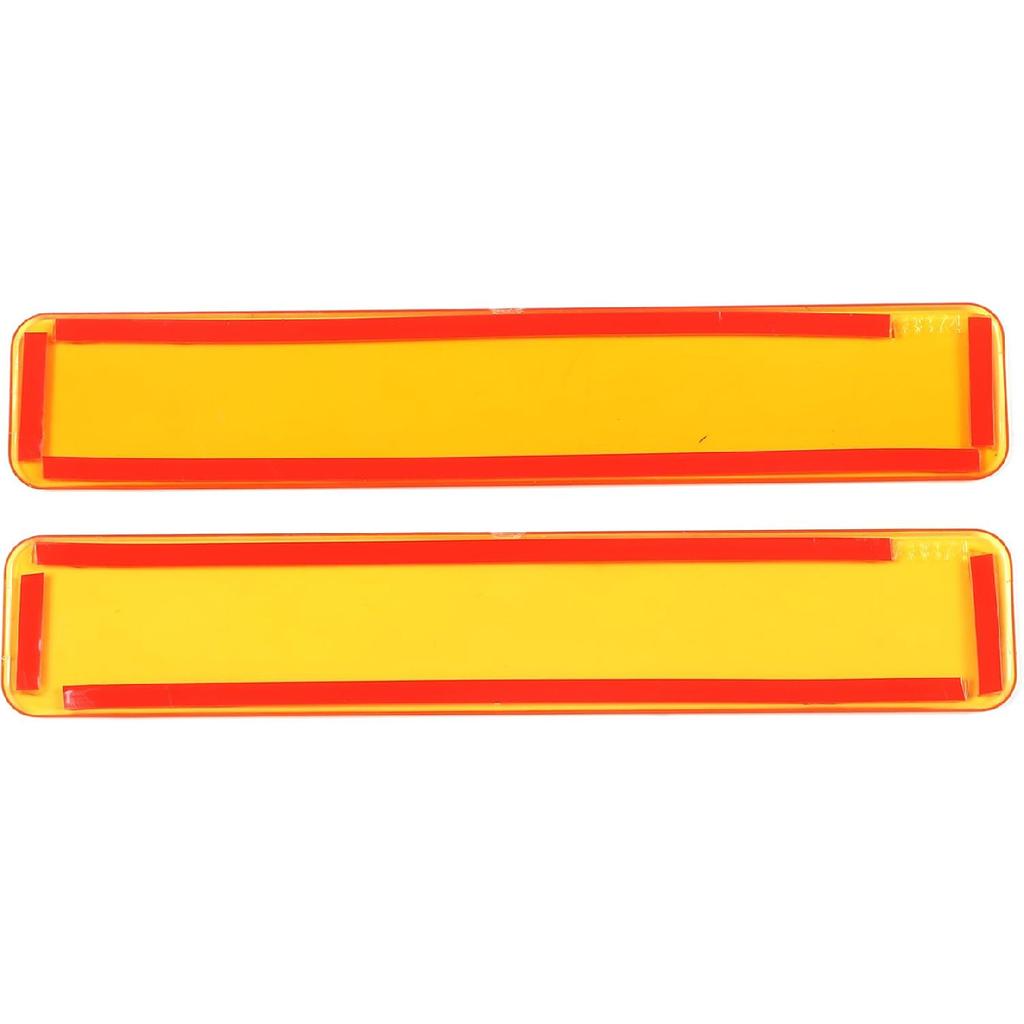 Daeiclru Front Fog Light Cover Trim Compatible with Toyota Tacoma 2024 2025+, Front Bumper Fog Light Shell Trim Cover Yellow Transparent Protector