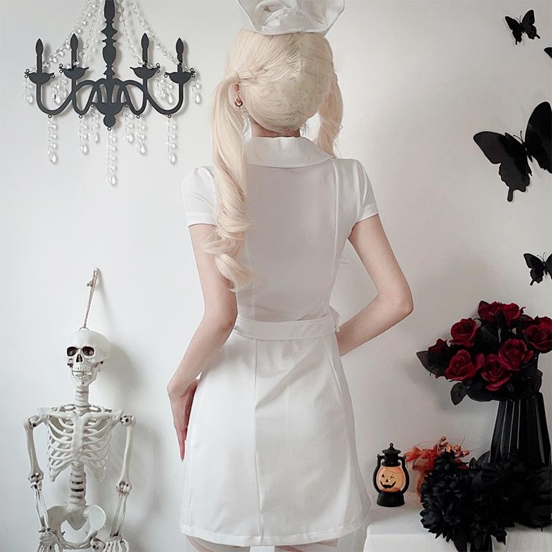 Halloween adult costumes cosplay Nurse Uniform Plus Size Sexy Doctor Cosplay Uniform Party cos Clothing