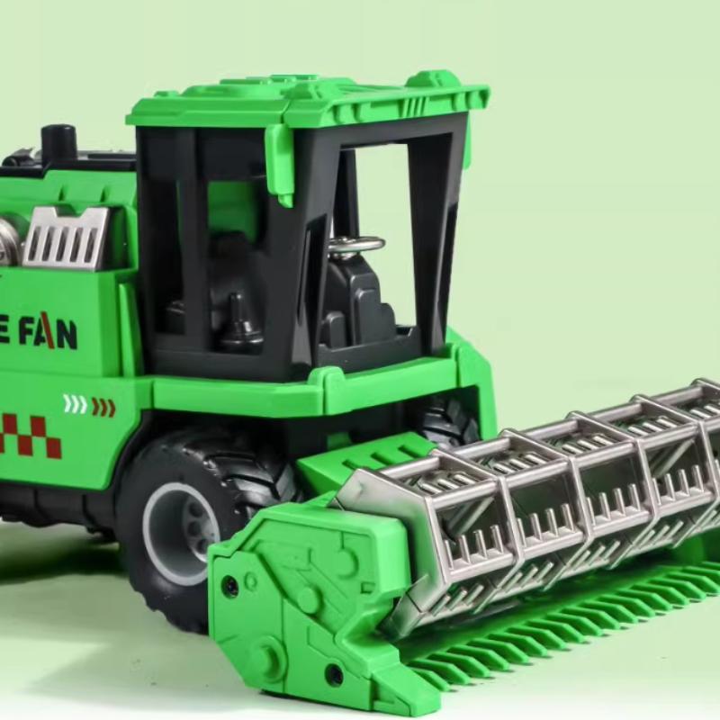 Simulations-Farm-Mähdrescher-Spielzeug Kinder Landwirt Trägheitsfahrzeug Spielzeug Klassisches Spielzeug Reibungsbetrieben Für Kinder Geschenke