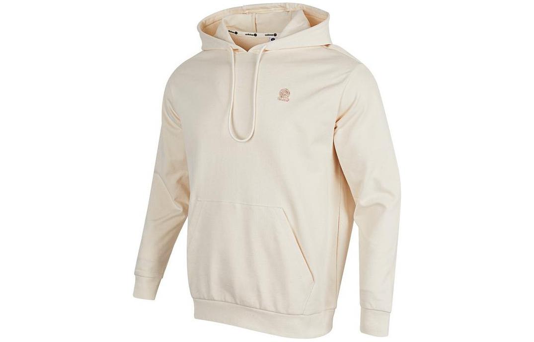Adidas Neo Sweatshirts Unisex Ecru Hooded Moderate Regular HY8531 L