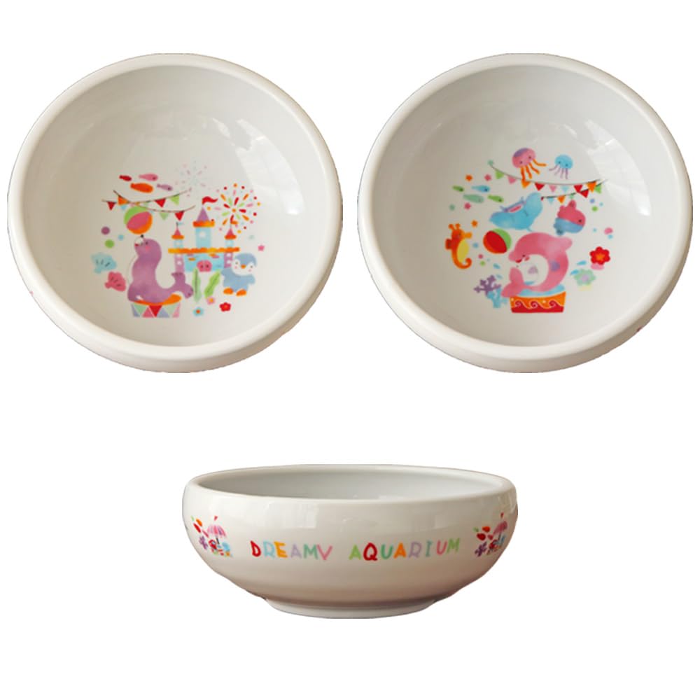 

Набор столовых приборов Easy to Scoop среднего диаметра Dreamy Mino Made in Sea Подходит для использования в микроволновой печи, посудомоечной машине, детский, 2, миска, 13,8 см, 450 мл, Aqua, Ware, Япония,