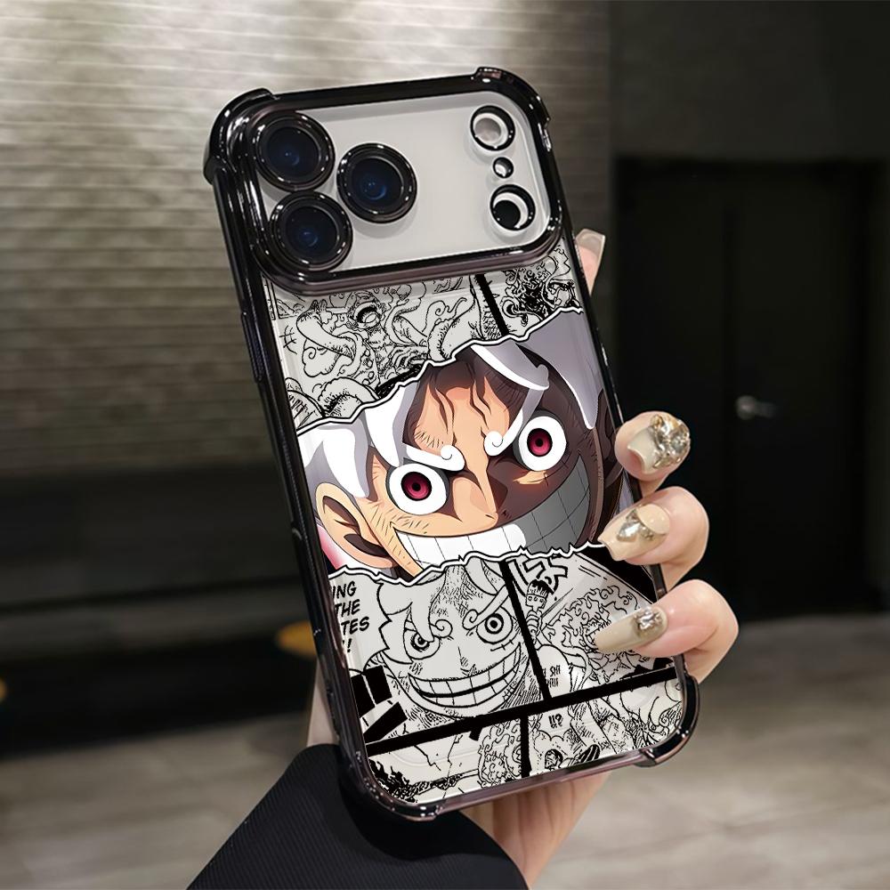 

One P-Pieces L-Luffies Phone Case for Google Pixe 10 9 9A 8 8A 7 7A Pro XL 5G Anti-drop Transparent Soft Cover Google Pixel 10 Pro